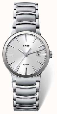 RADO Centrix sm 女士自动银色表盘不锈钢表链 R30940103