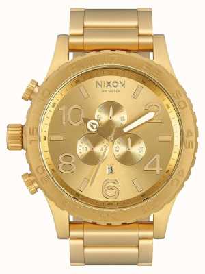Nixon 51-30计时|全金|黄金ip手链|金表盘 A083-502-00