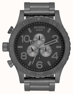 Nixon 51-30计时|所有青铜色|炮铜精钢表链|炮铜表盘 A083-632-00
