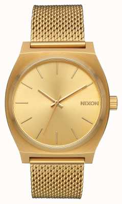 Nixon 时间出纳员米兰 |全金|金ip钢网|金色表盘 A1187-502-00