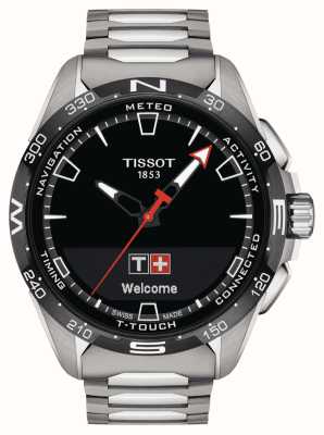 Tissot T-Touch 连接太阳能钛金属（47.5毫米）黑色表盘/钛金属表链 T1214204405100