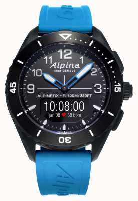 Alpina | Alpinerx还活着|蓝色橡胶表带| AL-284LBBW5AQ6