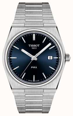 Tissot 男士PRX 40毫米石英蓝色表盘 T1374101104100