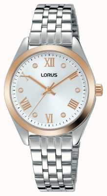 Lorus 女装 |银色表盘|不锈钢手链 RG256SX9