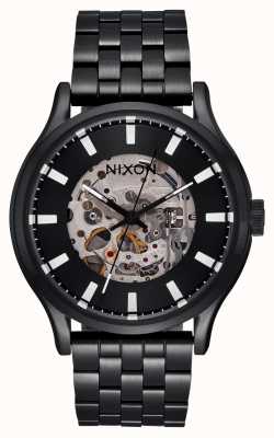 Nixon Spectra 黑色单色镂空表盘腕表 A1323-004