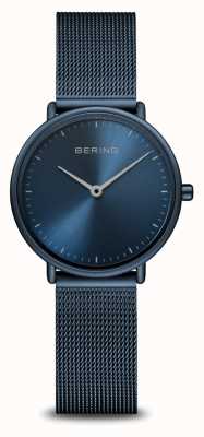 Bering 经典超薄蓝色单色手表 15729-397