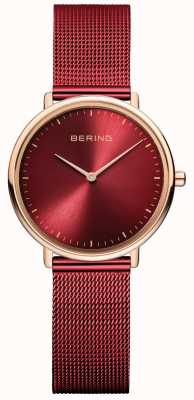 Bering 经典女士红玫瑰金腕表 15729-363