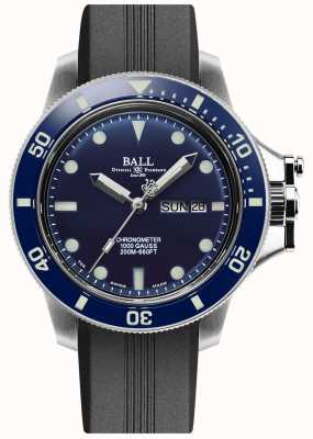 Ball Watch Company 男士工程师碳氢原创（43mm）黑色橡胶表带 DM2218B-P1CJ-BE