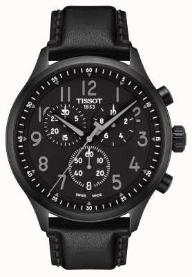 Tissot Chrono xl 复古黑色单色手表 T1166173605200