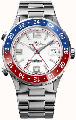 Ball Watch Company Roadmaster Pilot Gmt 限量版白色表盘 DG3038A-S2C-WH