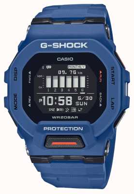 Casio G-shock g-squad 数字石英蓝表 GBD-200-2ER