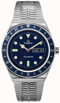 Timex Q 潜水员灵感 sst 表壳蓝色表盘 sst 表带 TW2U61900