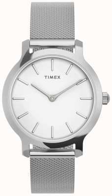 Timex Transcend 31mm 银色网眼 TW2U86700