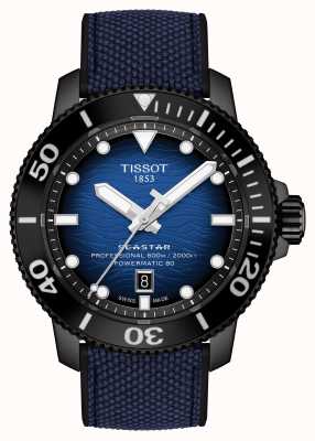 Tissot 海星2000 |强力80 |蓝色硅胶 T1206073704100