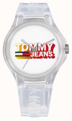 Tommy Jeans 柏林白色半透明表壳和表带 1720027