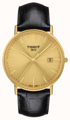 Tissot Goldrun 蓝宝石 18k 金 金色表盘 T9224101602100