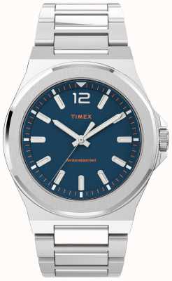 Timex Essex ave 蓝色表盘不锈钢手链腕表 TW2V02000