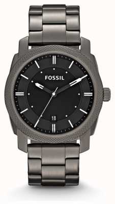 Fossil 男机|黑色表盘|青铜色不锈钢表链 FS4774