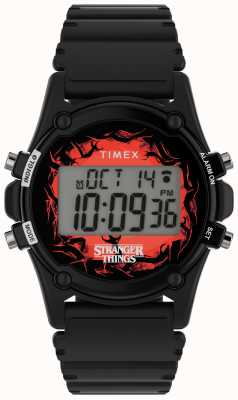 Timex 亚特兰蒂斯 x 陌生人事物数字 40 毫米树脂表带手表 TW2V51000