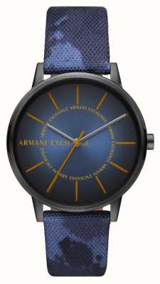 Armani Exchange 蓝色表盘 |蓝色迷彩表带 AX2750